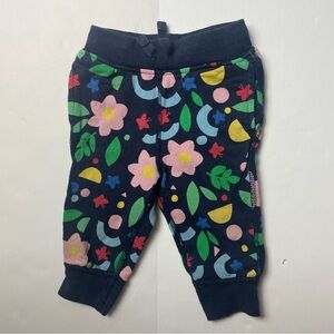 Hanna Navy Floral Print Sweatpant Joggers